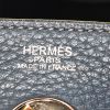 Hermes Lindy handbag in blue togo leather - Detail D3 thumbnail