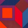 Victor Vasarely, "Xico 1", silkscreen in colors on paper, signed, numbered and framed, of 1973 - Detail D1 thumbnail