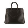 Hermes Birkin Shadow 35 cm handbag in brown ebene Swift leather - 360 thumbnail