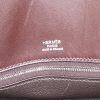 Borsa Hermes Birkin Shadow 35 cm in pelle Swift marrone ebano - Detail D3 thumbnail
