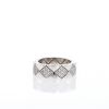 Chanel Matelassé ring in white gold and diamonds - 360 thumbnail