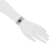 Chanel Matelassé Wristwatch watch in stainless steel Ref:  H0009 Circa  2002 - Detail D1 thumbnail