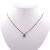 Chopard Happy Diamonds Icon necklace in white gold and diamonds - 360 thumbnail