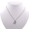 Piaget Coeur small model pendant in white gold and diamonds - 360 thumbnail