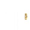 Messika Move Romane earring in yellow gold and diamonds - 360 thumbnail