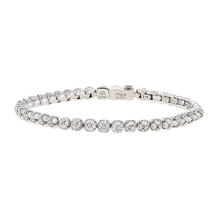 Fred Pain de Sucre Celebration bracelet in white gold and diamonds - 00pp