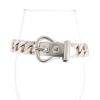 Hermès Boucle Sellier medium model bracelet in silver - 360 thumbnail