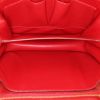 Celine Classic Box medium model  shoulder bag  in red box leather - Detail D2 thumbnail