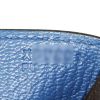 Borsa Hermes Birkin 35 cm in pelle taurillon clemence blu - Detail D4 thumbnail