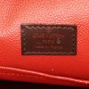 Shopping bag Louis Vuitton  Sac Plat in tela a scacchi ebana e pelle lucida marrone - Detail D3 thumbnail