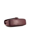 Saint Laurent College shoulder bag in burgundy chevron quilted leather - Detail D5 thumbnail