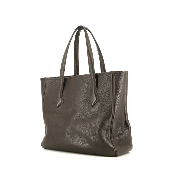Hermès Victoria shopping bag in brown togo leather - 00pp