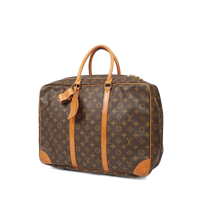 Louis Vuitton Monogram Soft Double Luggage Travel Bag Brown