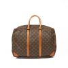 Valise souple Louis Vuitton Sirius 45 en toile monogram marron et cuir naturel - Detail D2 thumbnail