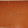 Valigia flessibile Louis Vuitton Sirius 45 in tela monogram marrone e pelle naturale - Detail D5 thumbnail