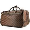 Bolsa de viaje Louis Vuitton  Eole en lona a cuadros marrón y cuero marrón - 00pp thumbnail