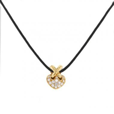 Pendentif Chaumet Lien en or jaune et diamants