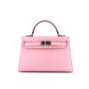 Hermès Kelly 20 cm handbag in mauve epsom leather - 360 thumbnail