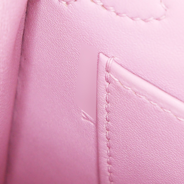 Borsa Hermès Kelly 20 cm in pelle Epsom malva - Detail D5