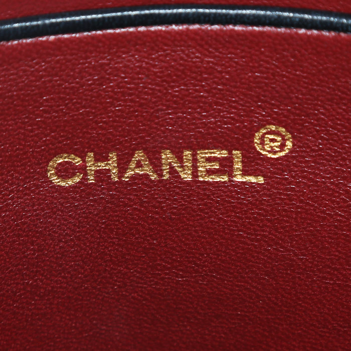 Borsa Chanel Camera in pelle trapuntata nera - Detail D3