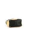 Bolso de mano Chanel Cambon en cuero acolchado beige y negro - Detail D5 thumbnail