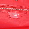 Shopping bag Louis Vuitton Neverfull Limited Edition Escale modello medio in tela monogram rossa rosa e bianca e pelle rossa - Detail D3 thumbnail