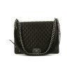 Chanel Boy handbag in brown quilted leather - 360 thumbnail