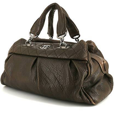 Sac à main Chanel  Grand Shopping en cuir marron