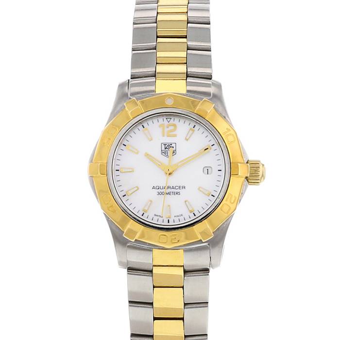 TAG Heuer Aquaracer Lady watch in stainless steel and gold plated Ref:  WAF 1424 Circa  2013 - 00pp