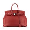 Hermes Birkin 35 cm handbag in red togo leather - 360 thumbnail