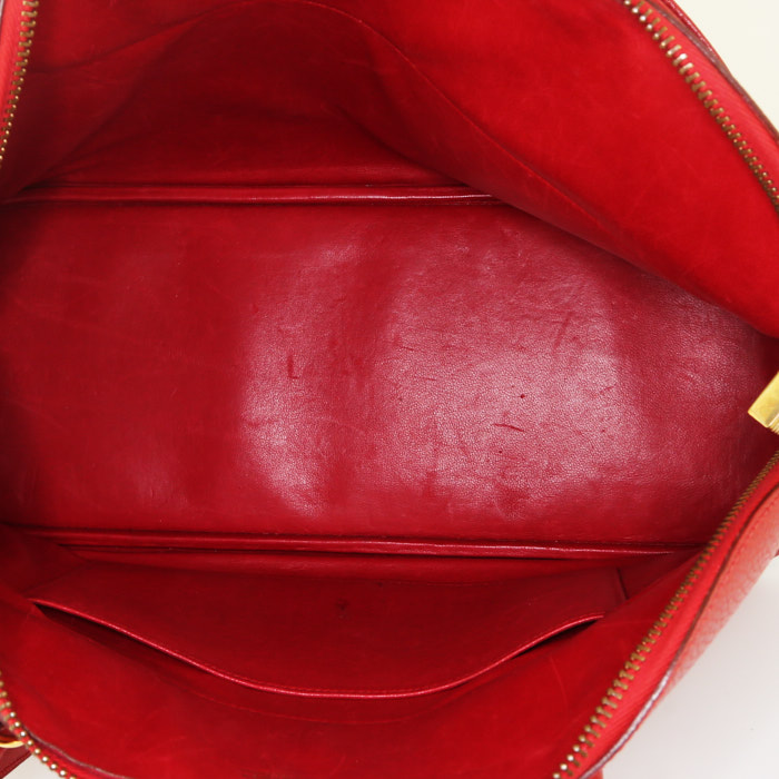 Hermes Bolide large model handbag in red - Detail D3