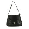 Hermes Christine handbag in black leather - 360 thumbnail