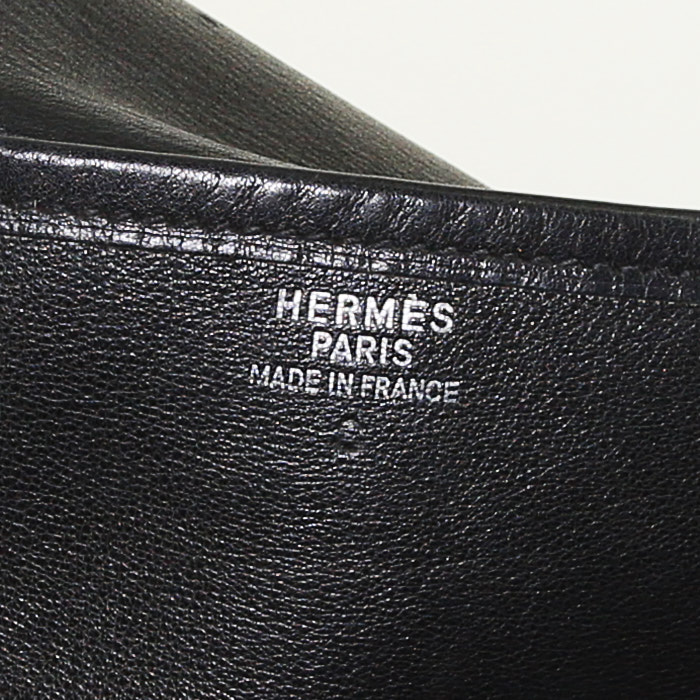Borsa Hermes Christine in pelle nera - Detail D3