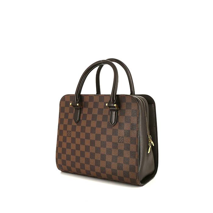 Louis Vuitton Triana handbag in ebene damier canvas and brown - 00pp