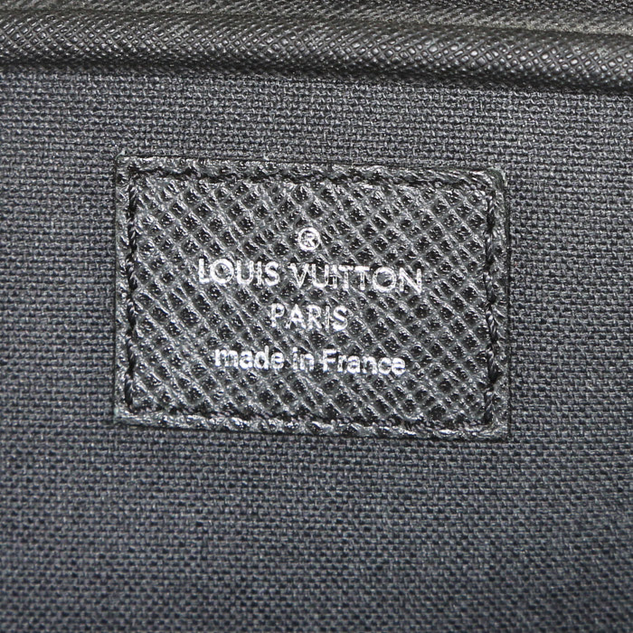 Borsa portadocumenti Louis Vuitton Business in pelle nera - Detail D4
