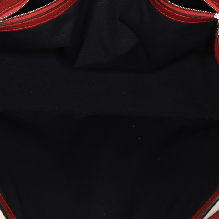 Borsa portadocumenti Hermès in pelle togo bordeaux - Detail D2