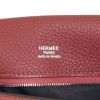 Porta-documentos Hermès en cuero togo color burdeos - Detail D3 thumbnail