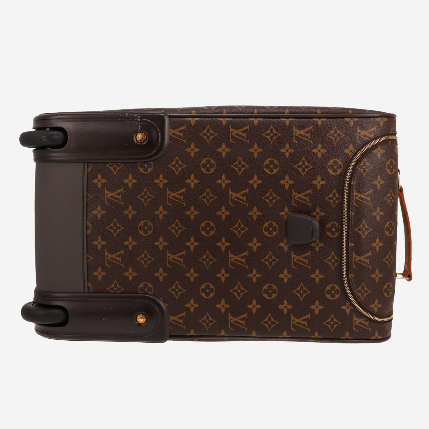 Louis Vuitton  Eole travel bag  monogram canvas  and natural leather - Detail D1