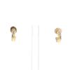 Paire de boucles d'oreilles Cartier Trinity petit modèle en 3 ors - 360 thumbnail