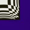 Victor Vasarely, "Japet BW/Blue", silkscreen in colors on paper, signed and numbered, of 1989 - Detail D2 thumbnail
