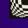 Victor Vasarely, "Japet BW/Blue", silkscreen in colors on paper, signed and numbered, of 1989 - Detail D3 thumbnail