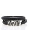 De Grisogono Allegra bracelet in white gold,  diamonds and leather - 360 thumbnail
