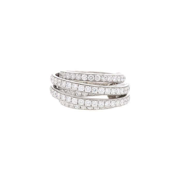 De Grisogono Allegra small model ring in white gold and diamonds - 00pp