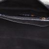 Bolso de mano Dior Saddle en piel de pitón degradada azul y blanca - Detail D2 thumbnail