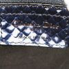 Borsa Dior Saddle in pitone blu e bianco - Detail D3 thumbnail