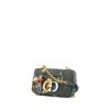Dior Caro handbag in grey canvas - 00pp thumbnail