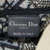 Bolso de fin de semana Dior Bowling en lona Monogram Oblique azul y blanca - Detail D3 thumbnail
