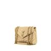 Bolso bandolera Saint Laurent Loulou modelo pequeño en cuero acolchado con motivos de espigas beige - 00pp thumbnail