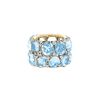 Pomellato Lulu ring in pink gold,  topaz and diamonds - 00pp thumbnail