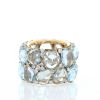 Pomellato Lulu ring in pink gold,  topaz and diamonds - 360 thumbnail